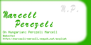 marcell perczeli business card